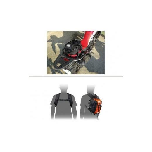ふるさと納税 カバン 茨城県 ひたちなか市 モトレック SEATBAG-11L ブラック MR-SB-11-BKの画像