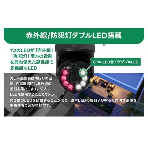 ふるさと納税 TV・オーディオ・カメラ 三重県 鈴鹿市 みてるちゃん5Plus2 ガンメタ 防犯カメラ 監視カメラ 屋外 家庭用WTW-EGDRY388GBX2_5