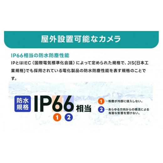 ふるさと納税 TV・オーディオ・カメラ 三重県 鈴鹿市 Par16インチ液晶録画装置2TB\u0026300万画素屋外防犯カメラ2台セットの画像