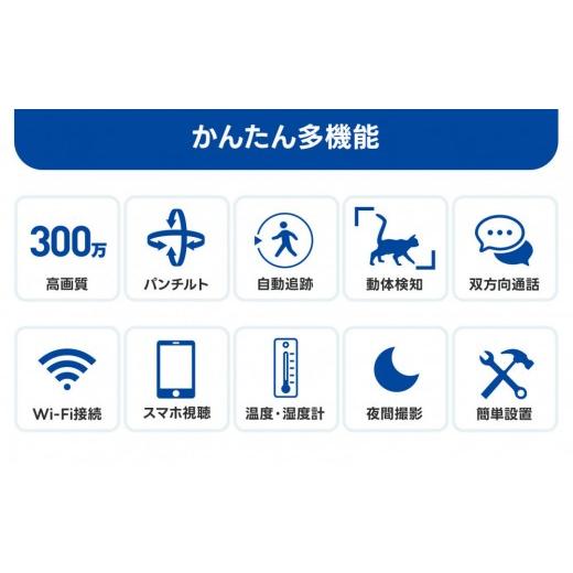 ふるさと納税 TV・オーディオ・カメラ 三重県 鈴鹿市 屋内防犯カメラ ベビーやペット見守りカメラ みてるちゃん WTW-IPW108JC3_3