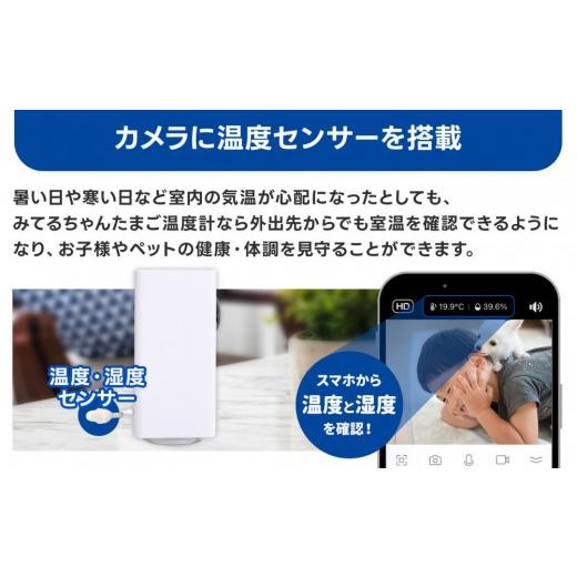 ふるさと納税 TV・オーディオ・カメラ 三重県 鈴鹿市 屋内防犯カメラ ベビーやペット見守りカメラ みてるちゃん WTW-IPW108JC3_4