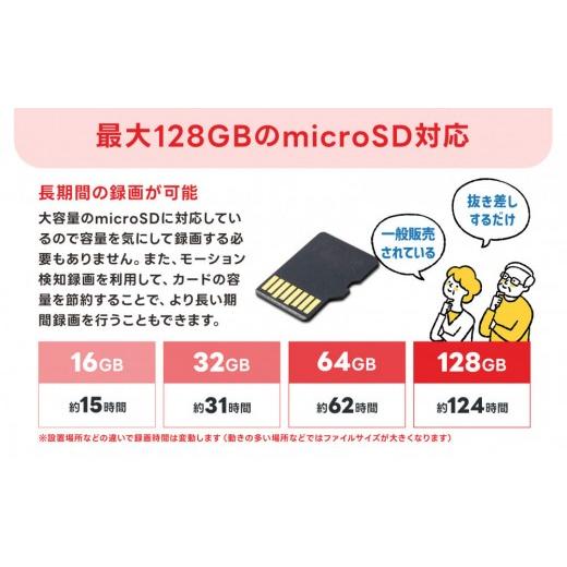 ふるさと納税 TV・オーディオ・カメラ 三重県 鈴鹿市 見守りペットカメラ 防犯カメラ ワイヤレス みてるちゃんNEKO245S 64GBMicroSD付_6