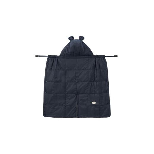 ふるさと納税 小物 大阪府 八尾市 P102 ミキハウス キャリーケープ(紺) 紺