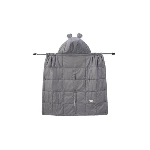 ふるさと納税 小物 大阪府 八尾市 P102 ミキハウス キャリーケープ(グレー) グレー