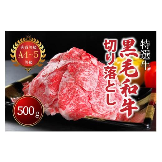 ふるさと納税 牛肉 香川県 善通寺市 国産 A4〜A5ランク黒毛和牛切り落とし500g(1パック) 国産 A4〜A5ランク黒毛和牛切り落とし500g(1パック)