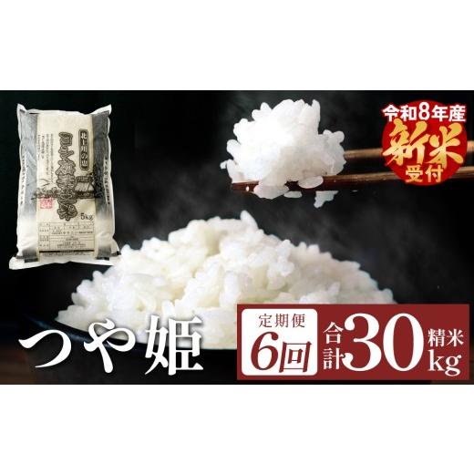 ふるさと納税 米 つや姫 宮城県 石巻市 [ 先行予約 ] 定期便6回 米 令和8年産 つや姫 精米 30kg(5kg×6)新米 こめ コメ お米 ご飯 白米 ツヤ姫 定期便 6回…