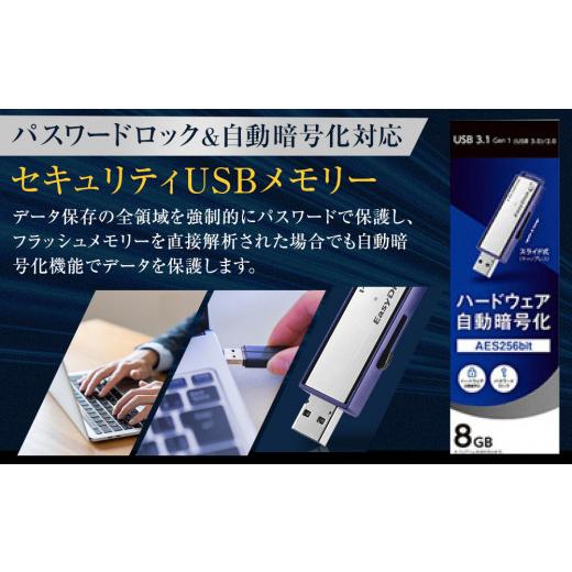 ふるさと納税 パソコン・周辺機器 石川県 金沢市 I-O DATA ED-E4／8GR パスワードロック&自動暗号化対応セキュリティUSBメモリー 8GB 石川 金沢 加賀百万…_2