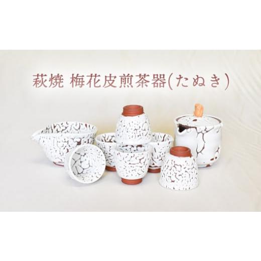 ふるさと納税 民芸品・工芸品 山口県 萩市 萩焼 梅花皮煎茶器(たぬき) |HG000965