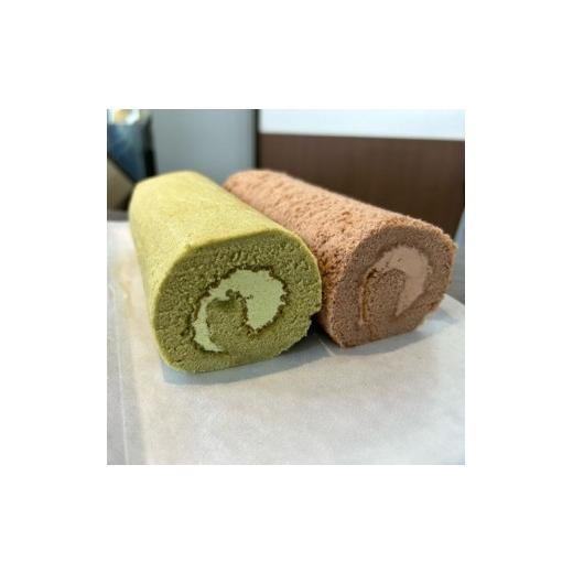 ふるさと納税 ケーキ・カステラ ロールケーキ 鳥取県 境港市 ロールケーキ(2種/抹茶・ココア)