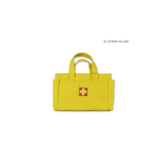 ふるさと納税 カバン トートバッグ 大阪府 東大阪市 木の庄帆布 ミルクトートバッグ K-KHG-MT02T #91 CITRON YELLOW - 日常からゴルフのラウンドまで幅広く使…