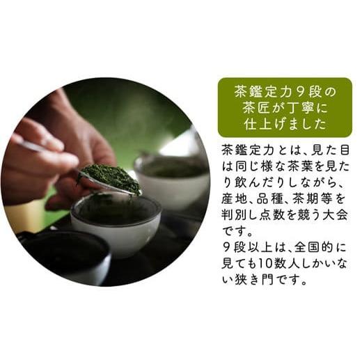 ふるさと納税 お茶類 緑茶（茶葉・ティーバッグ） 宮崎県 新富町 宮崎日本茶専門店 上煎茶100g 10本セット お茶 緑茶 ギフト お取り寄せ D140の画像
