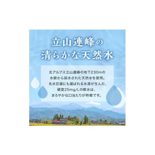 ふるさと納税 水・ミネラルウォーター 500mL〜999mL 富山県 立山町 北アルプス立山連峰 5年保存水 500ml×24本×2ケース 500ミリリットル 名水 ミネラルウォー…の画像
