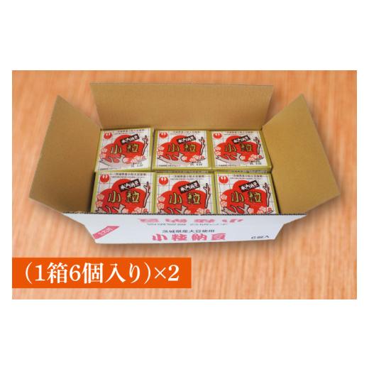 ふるさと納税 加工品等 納豆 茨城県 行方市 水戸納豆 小粒 12個(1箱6個入り×2)｜納豆 水戸納豆 小粒 小粒納豆 茨城県 行方市(BD-2)の画像