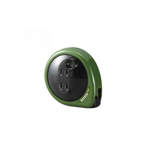 ふるさと納税 電化製品 愛知県 名古屋市 屋内用ホームリール 電線2m巻 マッキュロ MQ-2 オリーブグリーン オリーブグリーン