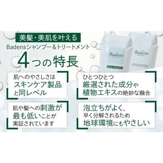 ふるさと納税 美容 大阪府 堺市 バーデンス　シャンプートリートメント（フレッシュエアーの香り） Badens スカルプケア ヘアケア 敏感肌 日用品 選べる香り …_3
