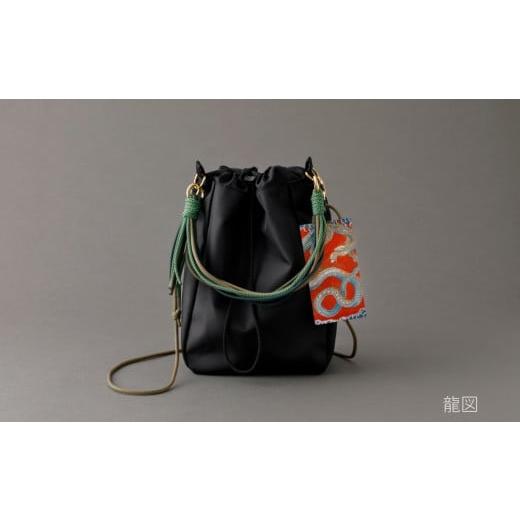 ふるさと納税 カバン ショルダーバッグ 東京都 台東区 PARACO ICHIRIバッグ・北斎 (カラー:龍図) 龍図