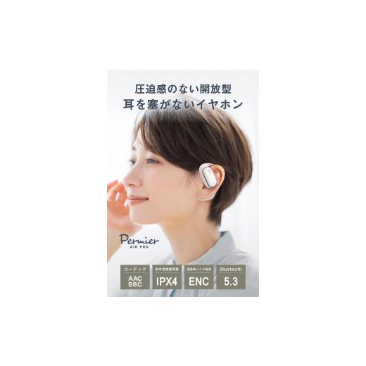ふるさと納税 TV・オーディオ・カメラ 神奈川県 川崎市 多摩電子工業株式会社 完全ワイヤレスイヤホンPermier AIR PROオープンイヤー ホワイト ホワイト_2