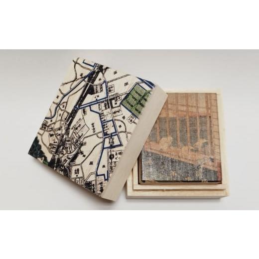 ふるさと納税 木工品・竹工品 東京都 台東区 桐箱(二重箱) 名所江戸水景 (1)浅草田甫酉の町詣 1ケ (カラー:黒) 黒