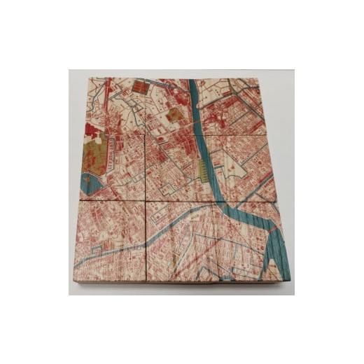 ふるさと納税 木工品・竹工品 東京都 台東区 桐箱(二重箱) 名所江戸水景 9ケセット (カラー:ピンク) ピンク