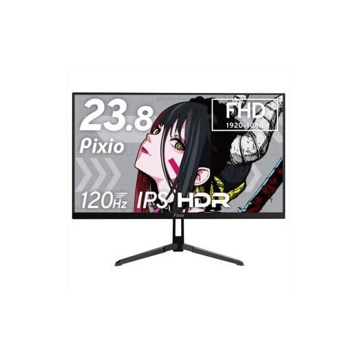 ふるさと納税 パソコン・周辺機器 神奈川県 小田原市 Pixio ゲーミングモニター 23.8インチ FHD 120Hz IPS ブラック/黒 PX246WAVE ブラック
