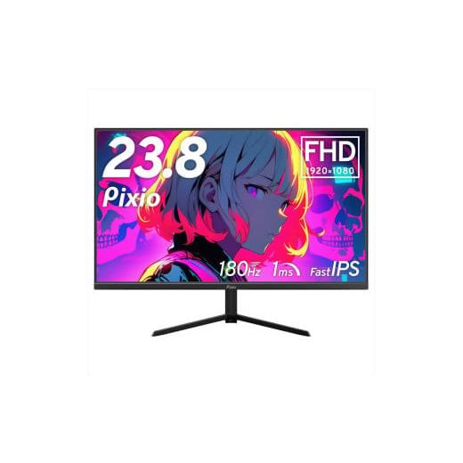 ふるさと納税 パソコン・周辺機器 神奈川県 小田原市 Pixio ゲーミングモニター 23.8インチ FHD 180Hz Fast IPS ブラック/黒 PX248PPBK ブラック