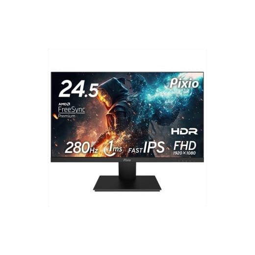 ふるさと納税 パソコン・周辺機器 神奈川県 小田原市 Pixio ゲーミングモニター 24.5インチ FHD 280Hz Fast IPS ブラック/黒 PX259P ブラック