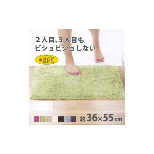 ふるさと納税 雑貨・日用品 和歌山県 海南市 乾度良好 Dナチュレ バスマット 約36×55cm グリーン 吸水速乾 裏面すべり止め加工 抗菌防臭 洗える 足拭きマット…_1