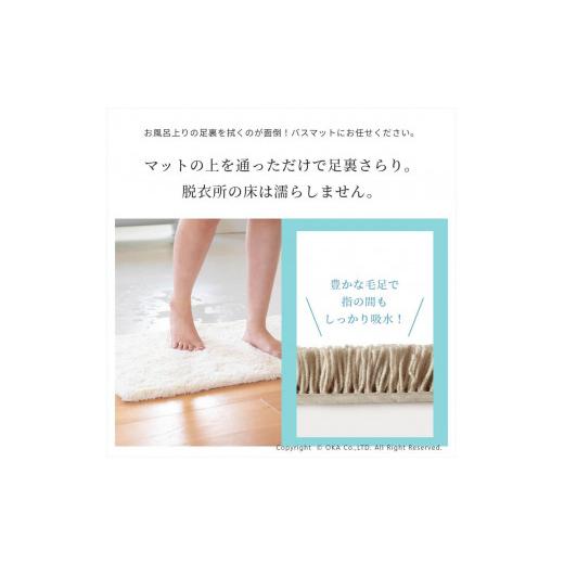 ふるさと納税 雑貨・日用品 和歌山県 海南市 乾度良好 Dナチュレ バスマット 約36×55cm グリーン 吸水速乾 裏面すべり止め加工 抗菌防臭 洗える 足拭きマット…_8