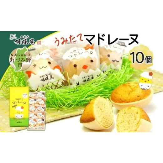 ふるさと納税 焼菓子・チョコレート マドレーヌ 長野県 安曇野市 胡蝶庵 うみたてマドレーヌ 10個セット