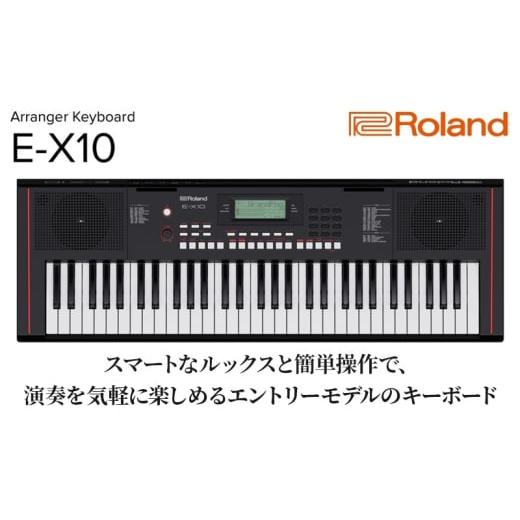 ふるさと納税 楽器 静岡県 浜松市 12月上旬お届け Roland 61鍵ポータブルキーボード/E-X10 配送不可:離島 キーボード 楽器 簡単 初心者 ポータブル 高品質 …