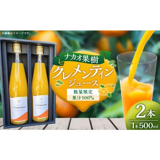 ふるさと納税 果汁飲料 みかん 佐賀県 太良町 数量限定 目覚める、オレンジの衝撃 ナカオ果樹 クレメンティンジュース 500ml × 2本 (計1000ml) フルーツ …