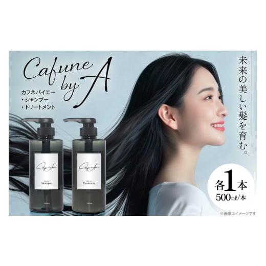 ふるさと納税 石鹸 液体せっけん 埼玉県 小川町 カフネバイエー シャンプー 500ml トリートメント 500ml セット CAFUNE byA pool 埼玉県 小川町 305 ボトル ヘ…の画像