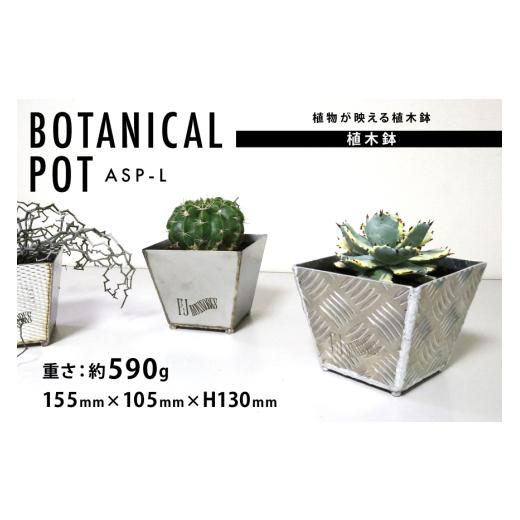 ふるさと納税 花・苗木 宮城県 気仙沼市 植木鉢 BOTANICAL POT ASP-L 1