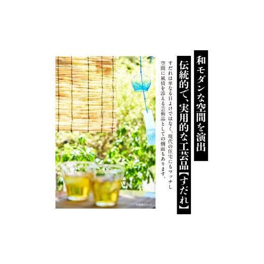 ふるさと納税 伝統技術 東京都 品川区 磨(みがき)よしすだれ 手編み W880mm×H500mm 磨(みがき)よしすだれ 手編み W880mm×H500mmの画像