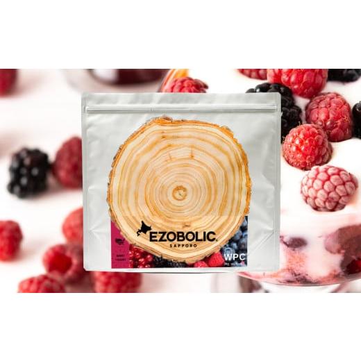 ふるさと納税 果物類 山口県 下関市 ベリーヨーグルト風味 EZOBOLIC プロテイン 1kg 定期便 12回 ベリーヨーグルト風味