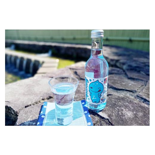 ふるさと納税 炭酸飲料 サイダー 秋田県 美郷町 「美郷のミズモ」の青いニテコサイダー（クリームソーダ味） 300ml×12本セット 秋田県美郷町_4
