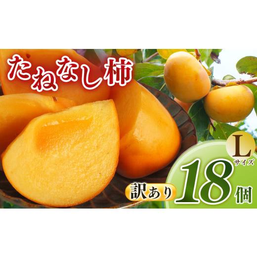 ふるさと納税 果物類 柿 奈良県 五條市 訳あり たねなし あわせ柿 Lサイズ 18個入 | フルーツ くだもの 果物 柿 かき カキ スイーツ おやつ お菓子 手土産 お…