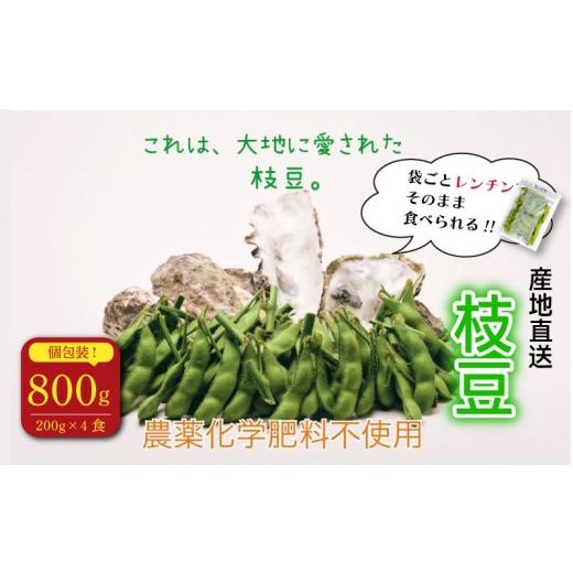 ふるさと納税 豆類 枝豆 静岡県 牧之原市 そのままレンチン 枝豆 800g 農薬不使用 個包装 200g × 4食分 野菜 えだまめ エダマメ 豆 まめ おつまみ やさい 期…