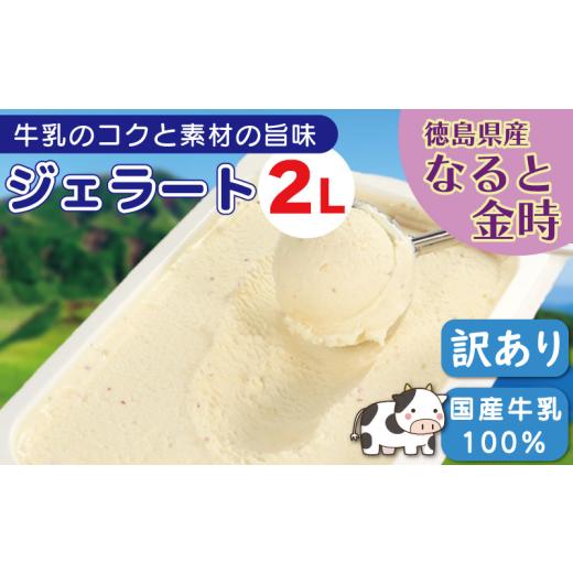 ふるさと納税 アイス・ヨーグルト ジェラート 徳島県 吉野川市 ジェラート 業務用 2L なると金時 アイスクリーム アイス デザート 鳴門金時 徳島県産 さつまい…