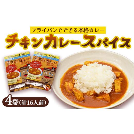 ふるさと納税 加工品等 レトルト 京都府 綾部市 本格 チキンカレー スパイス 4袋 16人前(1袋4人前) | 簡単 本格 スパイス レシピ カレー セット 小麦粉不使…