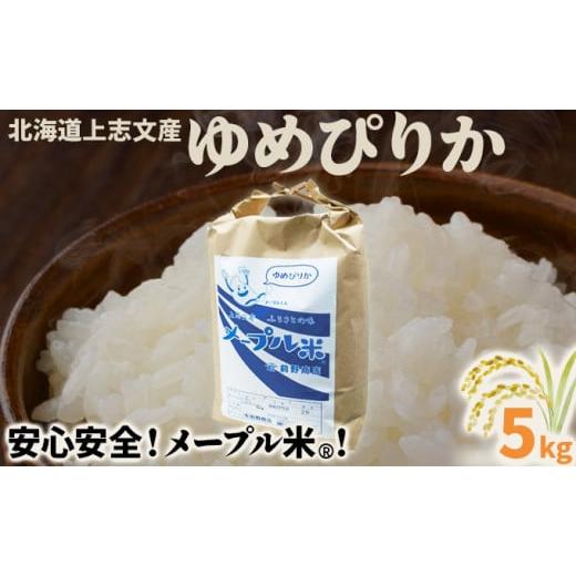 ふるさと納税 米 北海道 岩見沢市 令和6年産 上志文産メープル米「ゆめぴりか」5kg 5kg
