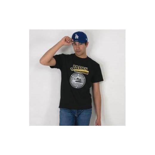 ふるさと納税 服 男 兵庫県 西宮市 阪神甲子園球場 マンホールTシャツ 黒 XLサイズ 黒 XLサイズ