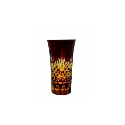 ふるさと納税 陶磁器・漆器・ガラス 和歌山県 九度山町 KRビールグラス琥珀‐レッド ［NF43］ レッドの画像