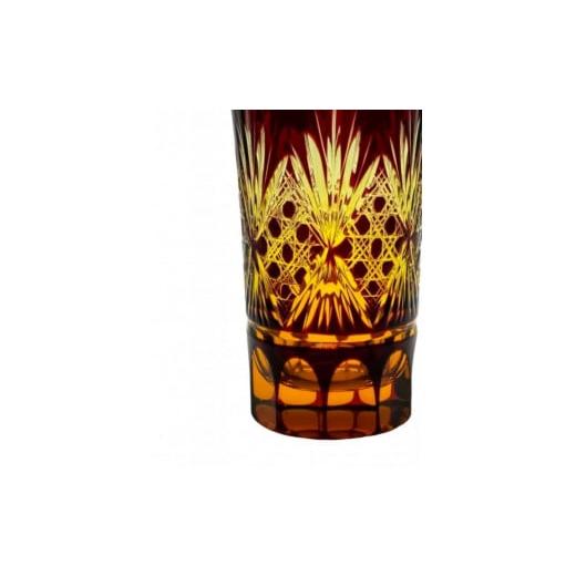 ふるさと納税 陶磁器・漆器・ガラス 和歌山県 九度山町 KRビールグラス琥珀‐レッド ［NF43］ レッドの画像