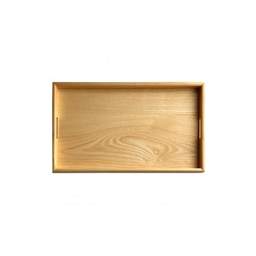ふるさと納税 木工品・竹工品 和歌山県 九度山町 紀州漆器 約60cm 木製 長手盆 お盆[白木] 二尺 大きな 大きい トレー 旅館 ホテル 業務用 ビッグサイズ 和…