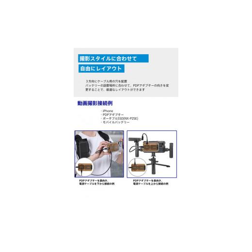 ふるさと納税 雑貨・日用品 神奈川県 川崎市 映像出力やデータ転送と同時に給電可能なマルチアダプターとポータブルSSD、専用Magsafeケースセット NX-PDPA1｜P…_3