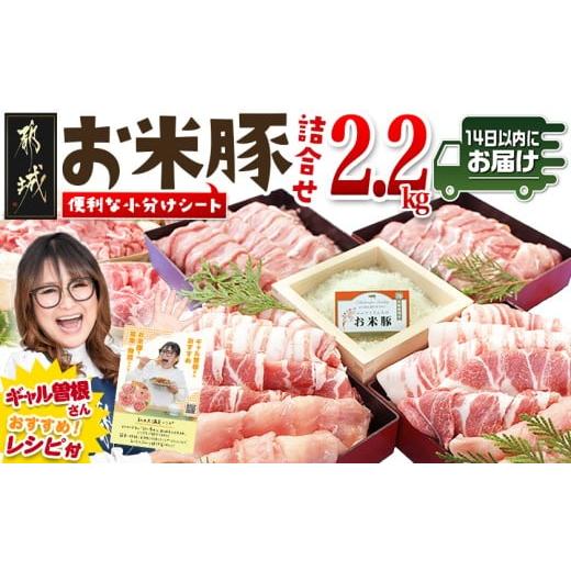 ふるさと納税 豚肉 セット 宮崎県 都城市 お米豚2.2kgセット みやこんじょ快速便 _14-3101-R_(都城市) 豚肉 豚ロース 豚こま切れ 豚バラ肉 豚肩ロース ブラン…