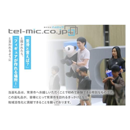 ふるさと納税 雑貨・日用品 玩具 愛知県 常滑市  寄附前に来社が必要な返礼品となります ペットとの思い出をカタチに リアル3Dフィギュア作成 Mサイズ 1人＋…の画像