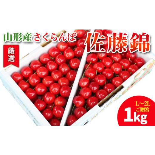 ふるさと納税 果物類 さくらんぼ 山形県 山形市 厳選 ご贈答 バラ詰め 本場 山形産 さくらんぼ 佐藤錦 1kg(L〜2Lサイズ) 令和8年産先行予約 FS25-585 くだも…