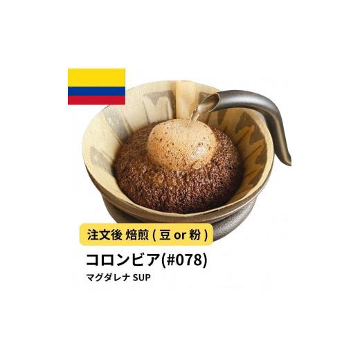ふるさと納税 コーヒー コーヒー粉 大阪府 堺市 粉 コーヒー #078 コロンビア マグダレナ SUP 310g 当日焙煎 大山珈琲 中挽き